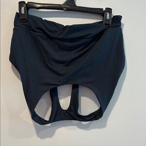 Black Bra with Stretchy Fabric and Elastic Support